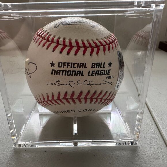 BARRY BONDS SIGNED RAWLINGS BASEBALL AUTOGRAPHED W/COA (PIRATES, GIANTS) - 767 - Picture 4 of 5